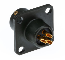 Złącze 3-pinowe Żeński Amphenol Limited Męski Montaż w puszce MIL-DTL-26482 rozmiar 8