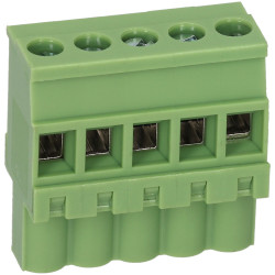 TruConnect 215363 5.08mm Female Pluggable Vertical 5 Way Terminal Block