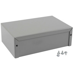 Hammond 1412PP Utility Metal Case 152x101x51mm Steel Grey