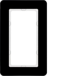 KNX Q.7 Ramka z dużym wycięciem szkło czarne 13096076