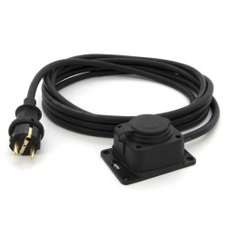 Przedłużacz budowlany 1-gniazdowy 16A 230V H05RR-F 3*1,5 3M 1OW16031