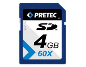 karta pamięci Pretec SD 4GB - rozpakowana