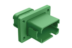 Złącze samochodowe 12-pinowe Amphenol Industrial 2-rzędowe Męski 13A AT Montaż na panelu Złącze samochodowe