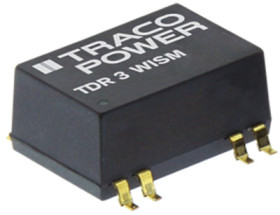 DC converter, 4.5-18 VDC, 3 W, 2 outputs, ±15 VDC, 81 % efficiency, TDR 3-1223WISM