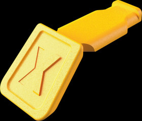 00 61 10 CY KNIPEX ColorCode Clip - 10x, yellow