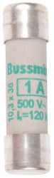 Bezpiecznik 1A 10 x 38mm 500V ac Eaton