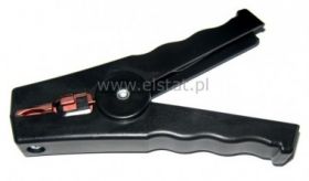 Krokodyl 100A duży czarny izolowany