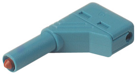 Adapter z wtykiem bananowym Męski Śruba typ Wtyk bananowy Niebieski 24A Hirschmann Test & Measurement rozmiar 4 mm