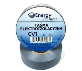 Taśma elektroizolacyjna PCW (19mm x 20m x 0.13mm) szara