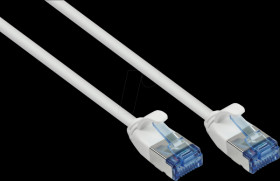 8060-HS020W Patch cable Cat.6a, U/FTP PiMF, SlimLine, 2m, white
