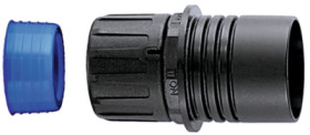 Reduction, 42 to 21 mm, PA/TPE, IP66, black, (L) 60 mm, 166-25109