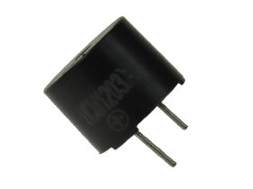 Buzzer elektromagnetyczny; HCM1203X; 85 dB; 2÷5V; 30mA; fi 12mm; 2,3kHz; przewlekany (THT); 5; z generatorem; piny; 9,5mm; RoHS