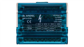 Blok Listew Rozdzielczych 4-Biegunowy 125A Ebr 4-11/125 R33ra-02020200201
