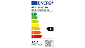 Taśma Flash 3014, 1200 Led Zimny Biały, 53W, Bez Żelu 10Mm, Rolka 5M, 12V (2...