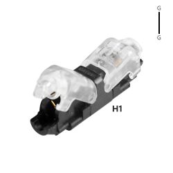 Szybkozłączka H1 przelotowa pojedyńcza transparentna