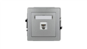 Deco Gniazda Telefoniczne Pojedyncze 1Xrj11, 4-Stykowy, Beznarzędziowe...