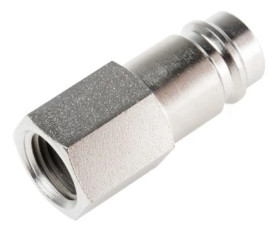 Szybkozłączka pneumatyczna, materiał Mosiądz, złącze G 1/4 żeńskie, RS PRO CEJN 410, Rectus 27, TST 410