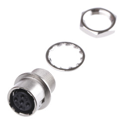 Złącze wielostykowe przemysłowe 5-pinowe Miniaturowe, panelowe Gniazdo Hirose