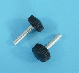 ŚRUBA M5x20mm Z POKRĘTŁEM 14mm BAKELIT.