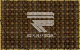 RE200-LFDS Prototyping board, spacing 2.54 mm, double-sided
