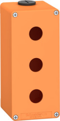 Enclosure, 80 x 175 x 77 mm, orange, for M25 cable entry, XAPO3503