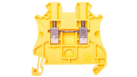 Złączka Szynowa 2-Przewodowa 0,14-4Mm2 Żółta Ut 2,5 Ye 3045059 /50Szt./
