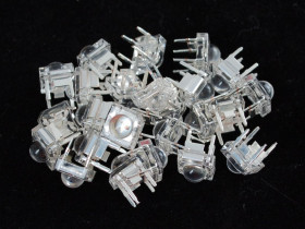 Clear 'Piranha' Super-flux RGB (tri-color) LED (25 pack) (Common Anode) [Discontinued]