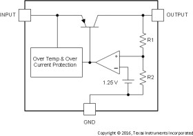 500-mA, 12-V, low-dropout voltage regulator