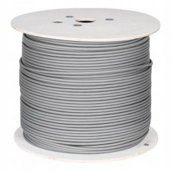 Kabel teleinformatyczny F/UTP kat.6 wewnętrzny Dca LSZH szary NEKU / 500m/
