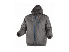 MOZEL kurtka ocieplana typu bomber grafitowa L HT5K242-L HOEGERT