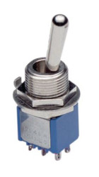 Przełącznik Chwilowy-wył.-chwilowy 1P APEM Montaż panelowy