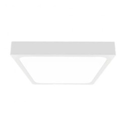 Plafoniera LED 30W 3000lm 4000K IP44 Kwadrat Mleczny Biała Ramka z mikrofalowym czujnikiem ruchu 7668