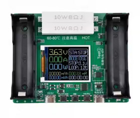 TESTER POJEMNOŚCI AKUMULATORÓW Z FUNKCJĄ ŁADOWANIA X-HX0598A NOWA WERSJA (MIER-50002)