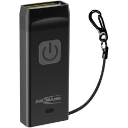 Ansmann 1600-0505 Keyring Torch 80 lm Rechargeable USB-A Plug Dimmable
