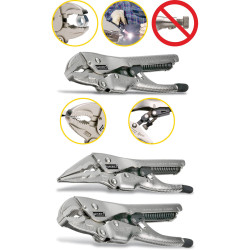 Hazet 755-10A Automatic Gripper; One-Handed Variable clamping Anti-slip