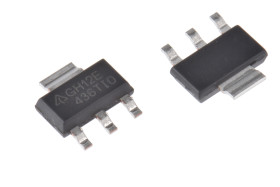 Regulator napięcia 3,3 V SOT-223 Montaż powierzchniowy wyjścia: 1 Stałe AP2114H-3.3TRG1