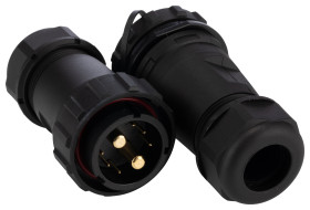 Przemysłowe złącza okrągłe 8, 8-pinowe SY29 Kabel, Układ szeregowy Wtyczka, gniazdo RS PRO