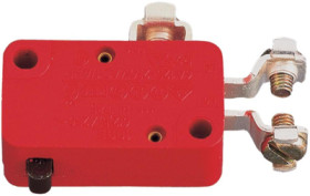Miniature snap-action switche, On-On, screw connection, pin plunger, 1.5-2.5 N, 10 (4) A/400 VAC, 1005.0101