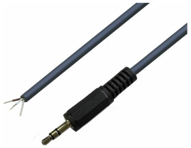 Przewód audio z wtyczką BKL Electronic jack 3,5 mm, stereo, 1,8 m