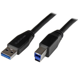 Kabel USB Złącze A USB A Złącze B USB B dł. 1m Kabel USB-A do USB-B USB 3.0 kolor: Niebieski
