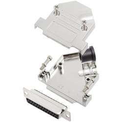 Encitech 6355-0073-12 D-Sub Receptacle set 26 Pins Solder Bucket 45&#xB0; angle