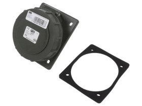 Złącze zasilające AC 3-fazowe gniazdo 32A 400VAC żeńskie 4252-6F78.U