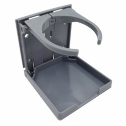 Uchwyt na napoje kubek puszkę Składany przykręcany szary