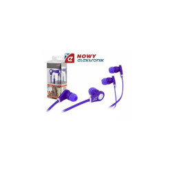 Słuchawki LTC63 douszne wt.3,5st fiolete
