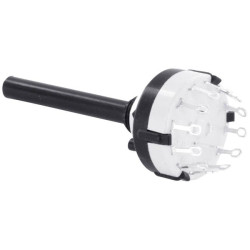 TruComponents 783117 Rotary Switch, PCB, 3P, Non-Illuminated, Solder, IP40