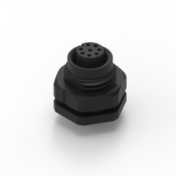 Złącze wielostykowe przemysłowe 8-pinowe M12, panelowe Gniazdo Wurth Elektronik