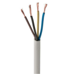 Przewód OWY 4x1 BIAŁY /H05VV-F/