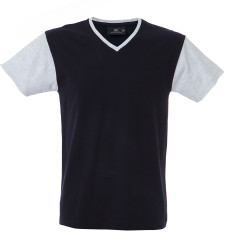 T-shirt, Granatowy, Bawełna 100%, L, Krótki