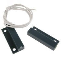 KONT52B Czujnik kontaktronowy NO szczelina 23 mm - kpl - czarny