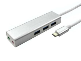 USB Type C M - 3 x USB 3.0 A F i 1 x 3.5
